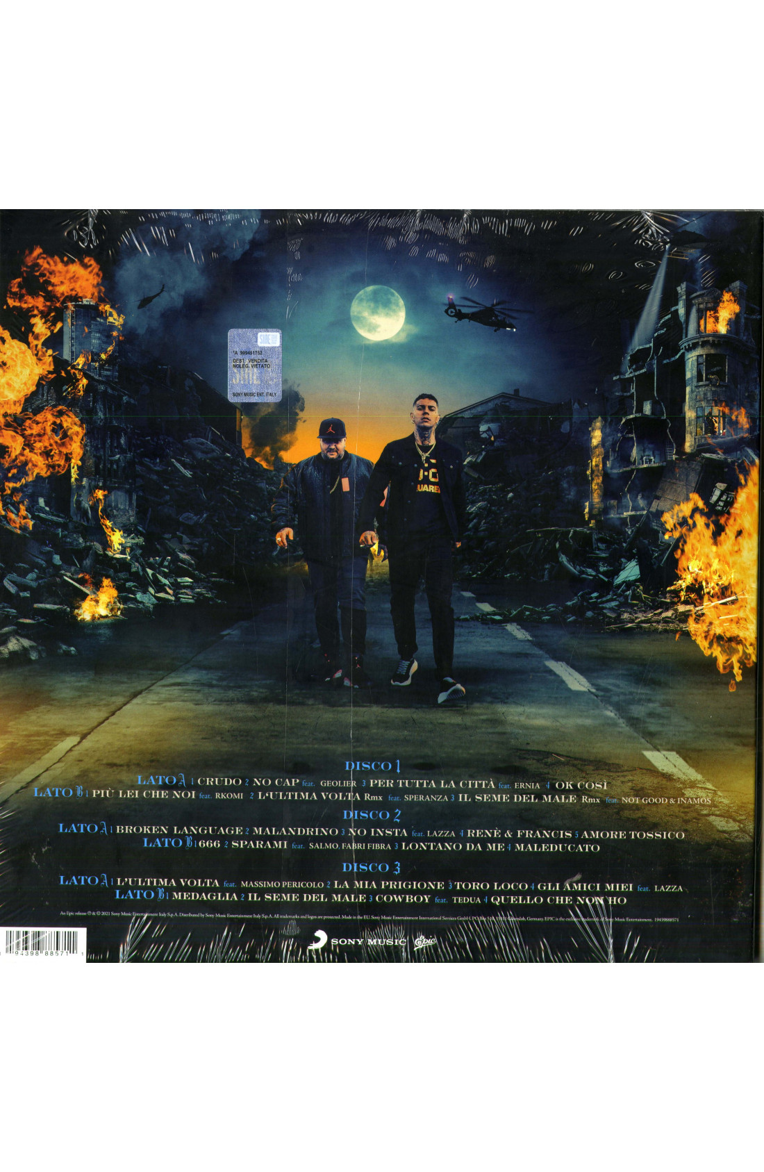 Emis Killa & Jake La Furia - 17 Dark Edition (LP) - Rap Italiano - Nuovi -  Vinili